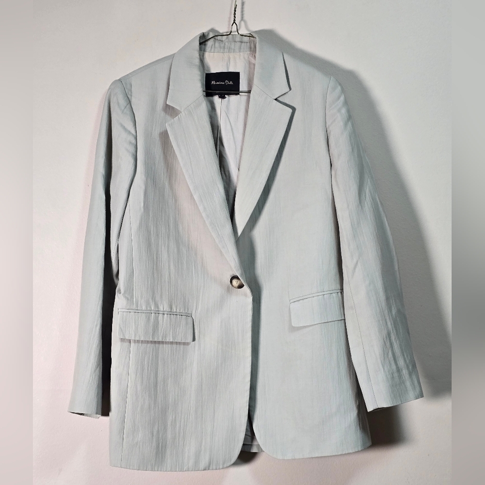 Massimo Dutti one button blazer size 6